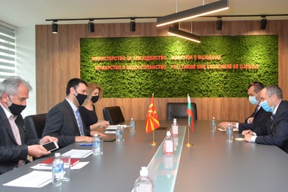 Посланикът ни в Скопие обсъди с министъра на земеделието, горите и водите на Република Северна Македония възможностите за задълбочаване на сътрудничеството